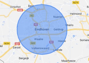 Locksmith service area Eindhoven